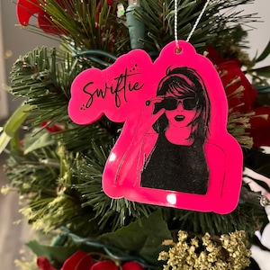 Swiftie inspired Christmas ornament