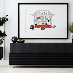 Digital art, digital download, print, wall decor, digital art, poster, funny animal