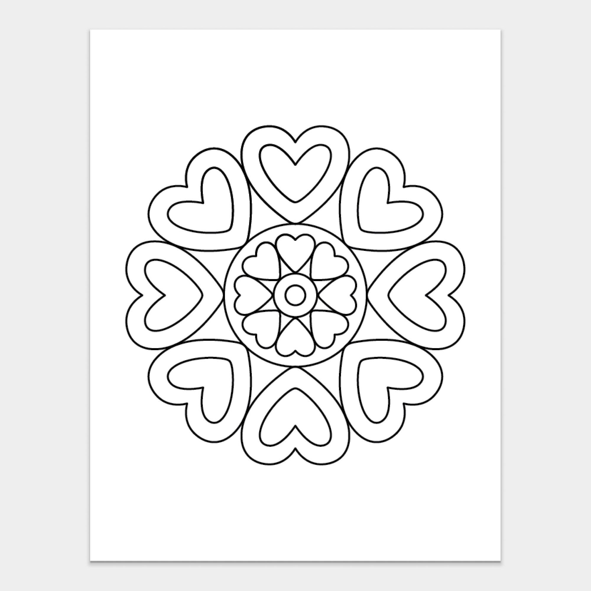 25 Easy Mandala Coloring Pages | Mandala Art Coloring Sheets | Mandala Coloring Book | Mandala ...