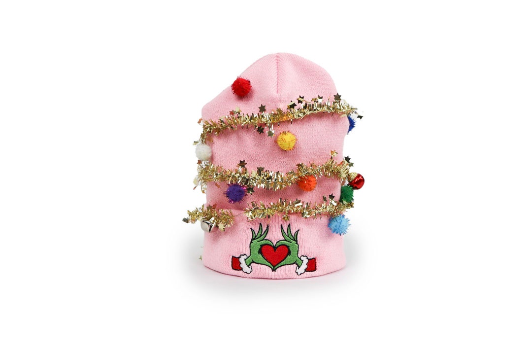 DIY Christmas Beanie Kit/ Grinch/ Ugly Christmas Beanie Etsy