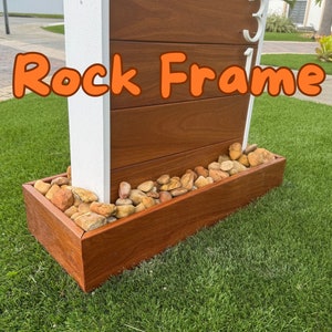 Rock Frame for Mailbox, Mailbox w/Post, Design Mailbox,Mailbox Personalizado,Rustic Mailbox ,Custom Mailbox, Handmade Mailbox,Modern Mailbox