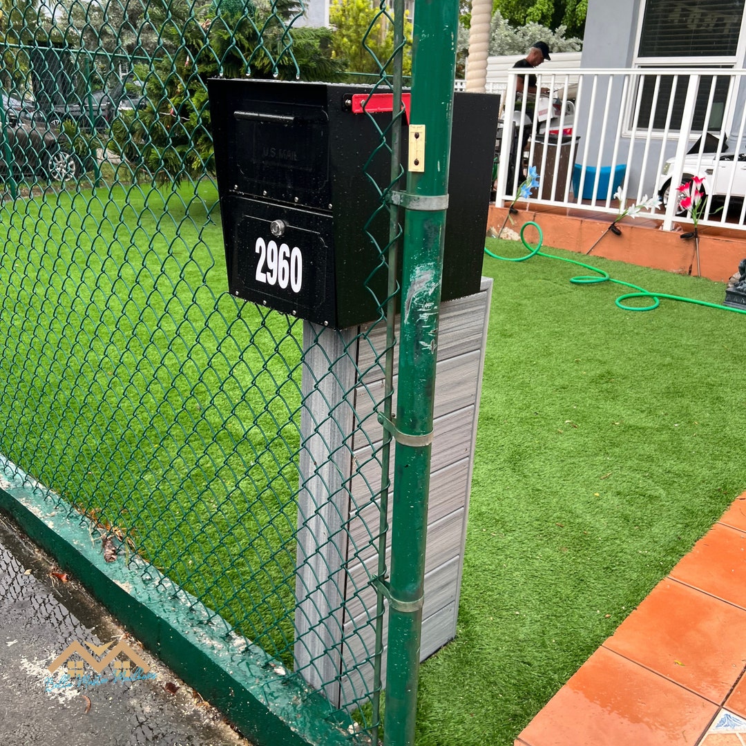 Custom Mailbox, Modern Design Mailbox, Mailbox With Post, Rustic