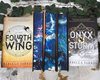 Fourth Wing, Iron Flame, Onyx Storm by Rebecca Yarros Custom