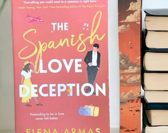 El engaño del amor español de Elena Armas Edición especial con bordes diseñados a medida