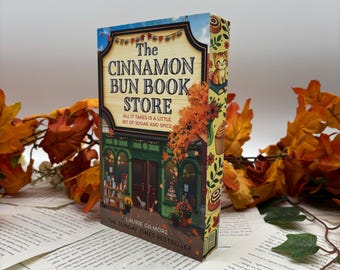 The Cinnamon Bun Book Store by Laurie Gilmore – Special Edition Paperback with Custom Designed Edges