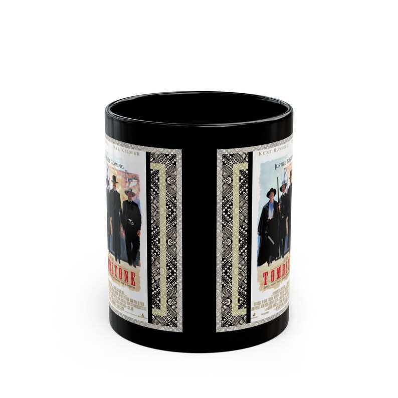 Tombstone Coffee Cup, Val Kilmer Mug, Kurt Russel, 80s Mug, 80s Movies