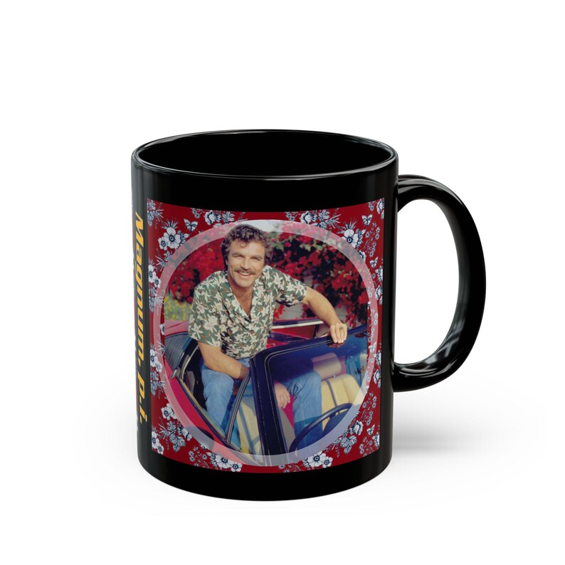 Magnum PI Coffee Cup, Magnum PI Mug, 80s Mug, 80s TV Coffee Cup, 80s ...