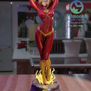 Lady Flash DC Comics Speedster 3D STL Figure Model