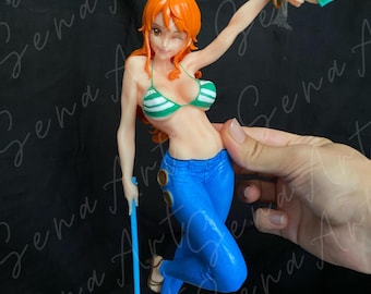 Nami Hand-Painted or Unpainted Resin Figure – One Piece Anime Collectible Statue Gift for Fans