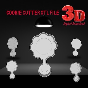 Versatile STL File for Cookie, Candle, and Soap Molds