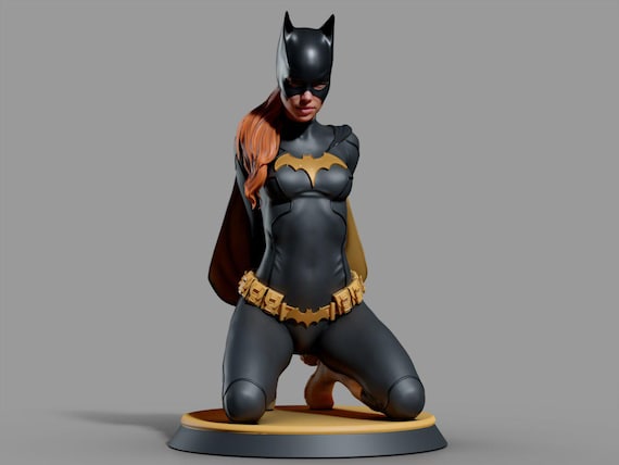 Batgırl  Hand-Painted or Unpainted 3D Printed Figurine – Batman Collectible Statue