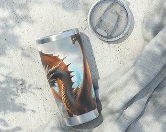 Vagabond Stainless Steel Double Wall Insulated Ferocious Dragon 20oz Tumbler for the Year of the Dragon