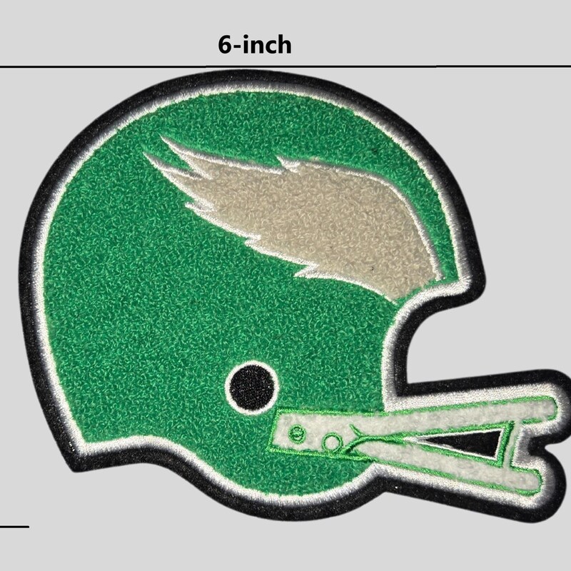 thumbnail interactive-video image 1 of Philadelphia Eagles Iron On Patch – NFL Football Team Embroidered Patch 1 of 3