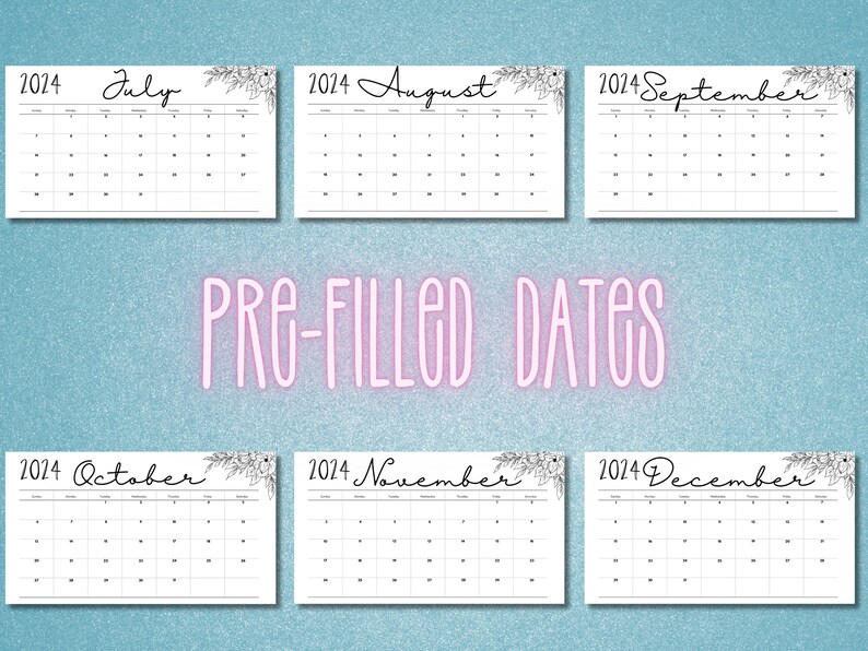 2024 Printable 12 Month Calendar - Il 794xN.5567727787 Rbs0 