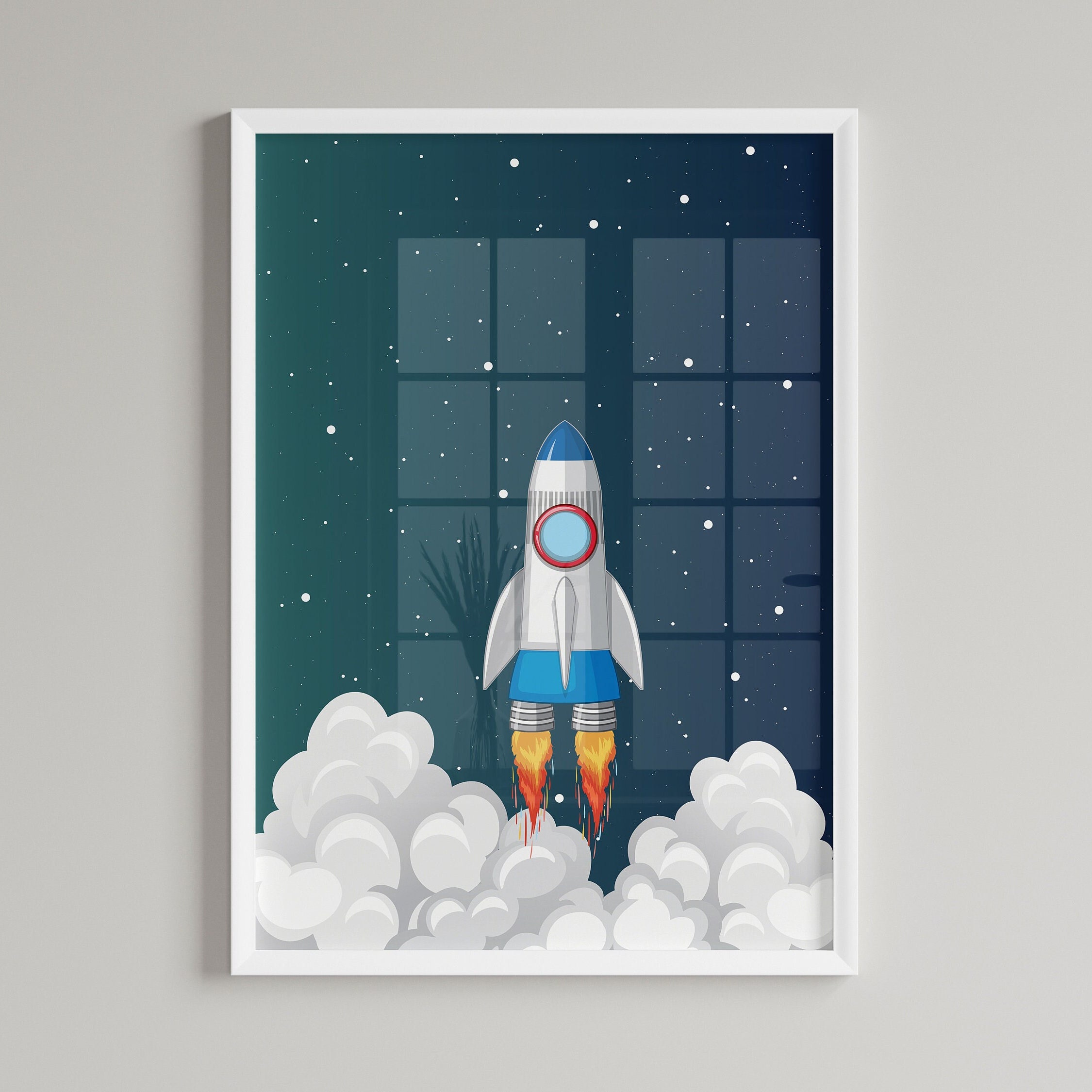 Space Nursery Prints,outer Space Printable Wall Art Set of 3 for ...