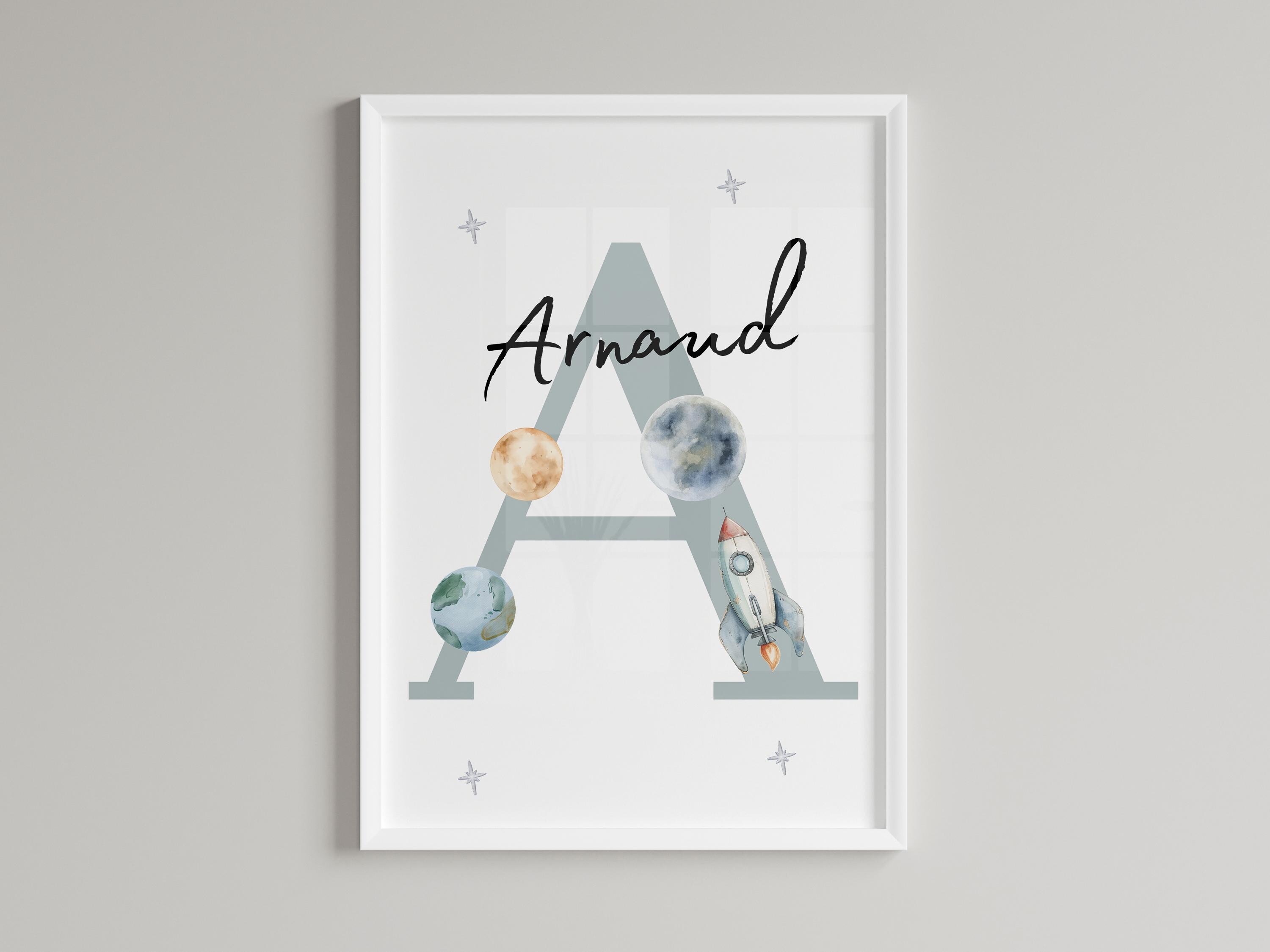 Space Nursery Prints , Outer Space Printable Wall Art Set , Solar ...