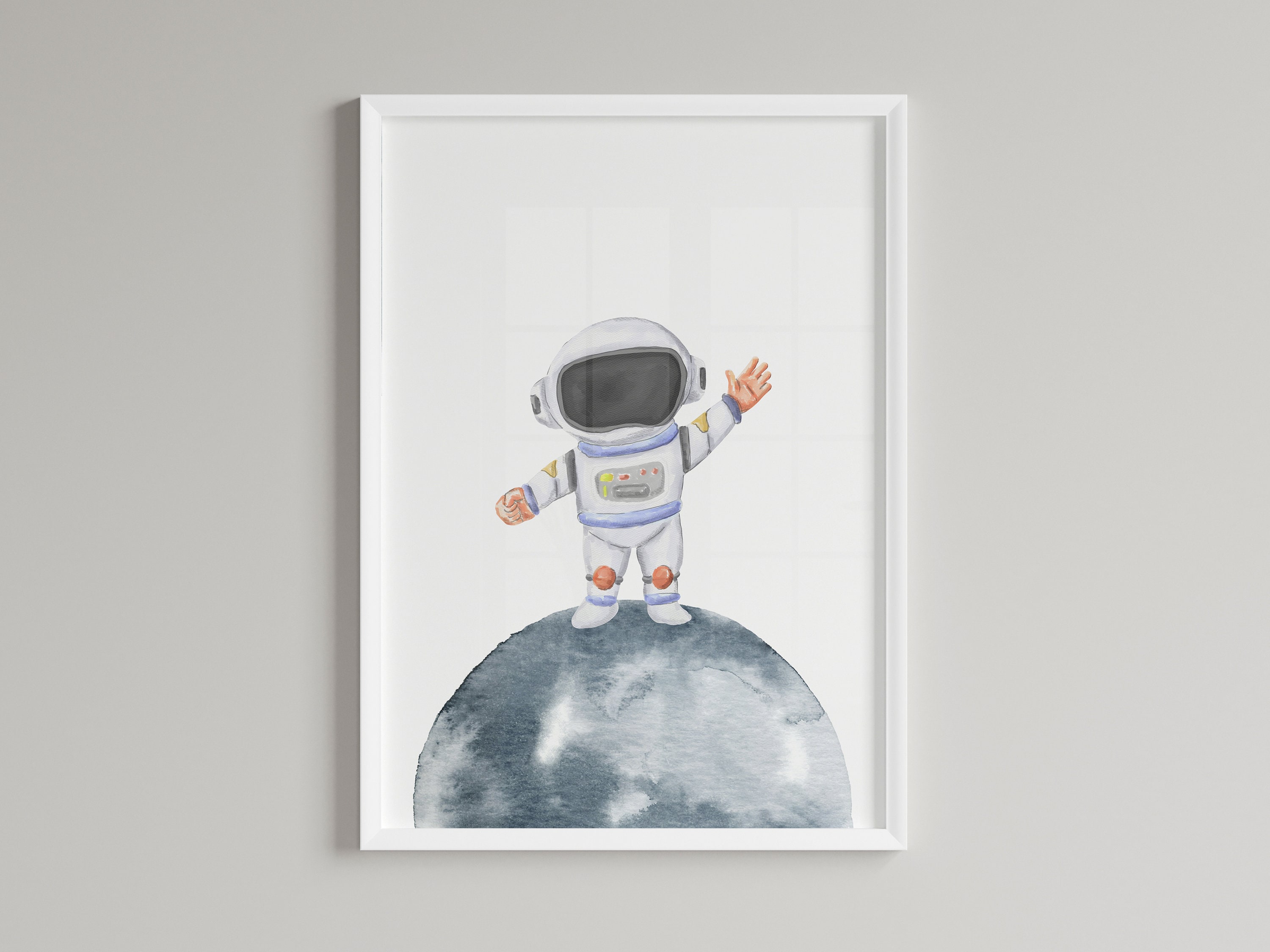 Space Nursery Prints, Outer Space Printable Wall Art Set of 3 for ...