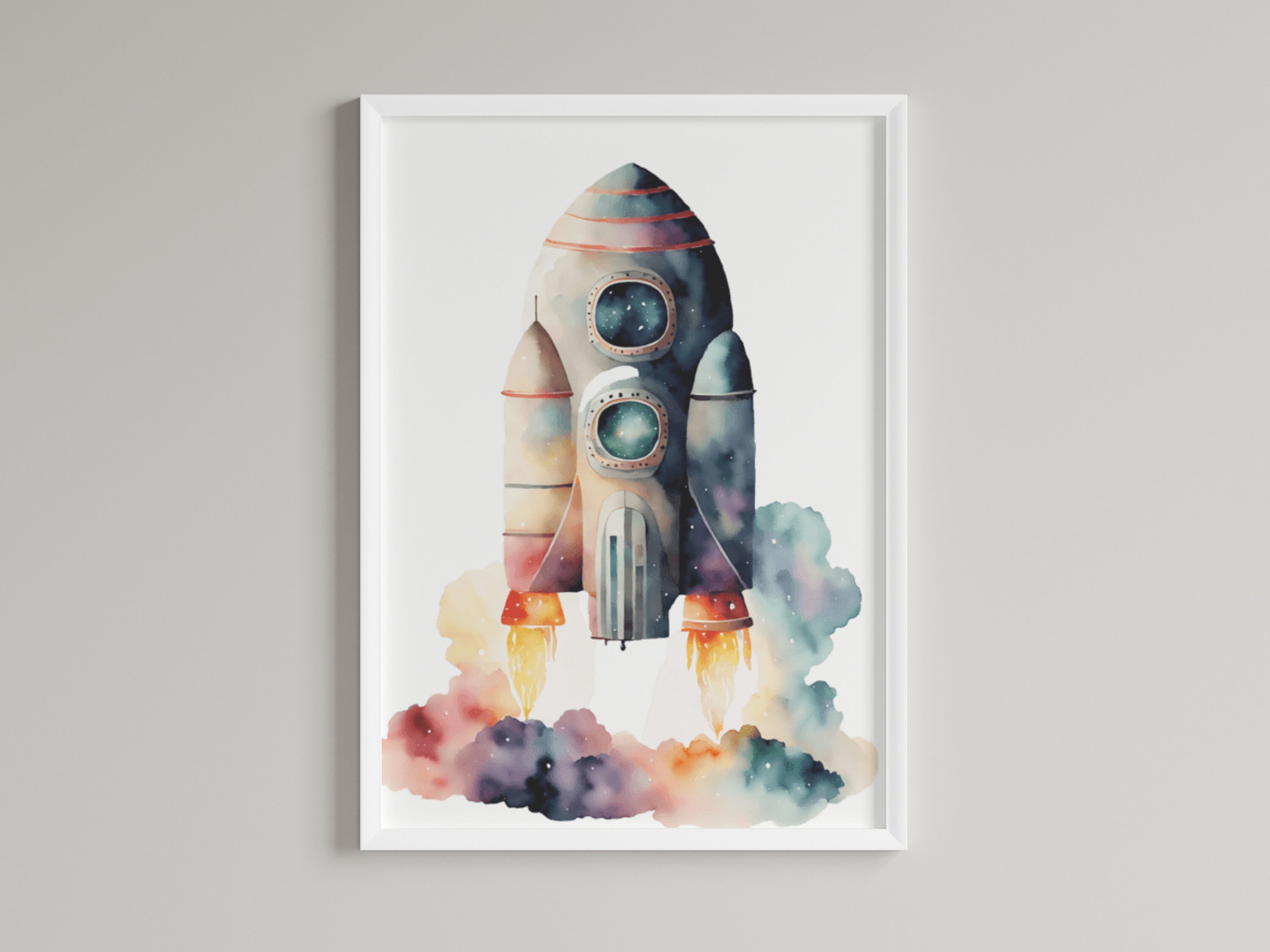 Space Kids Prints, Outer Space Printable Wall Art Set of 3 for Kids ...