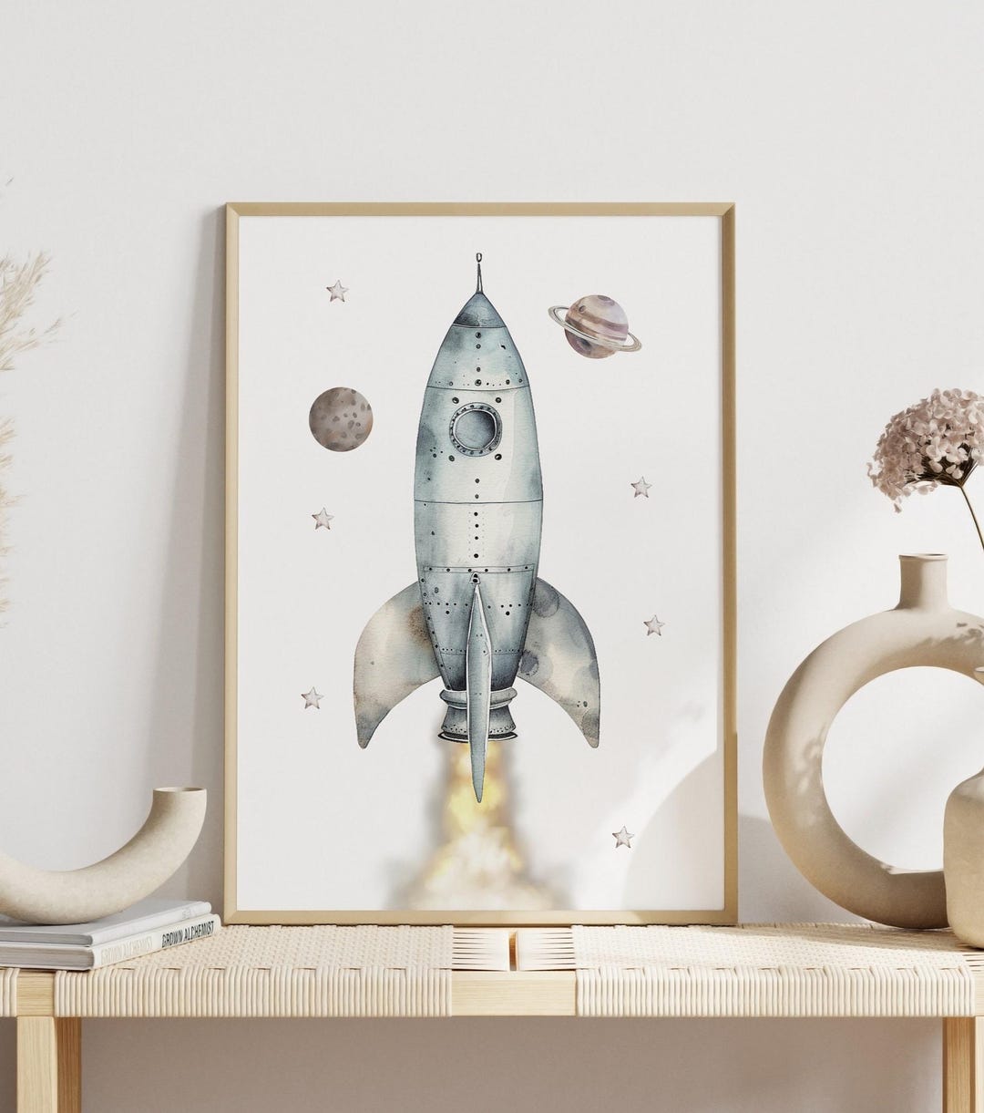 Space Nursery Prints , Outer Space Printable Wall Art for Nursery Decor ...
