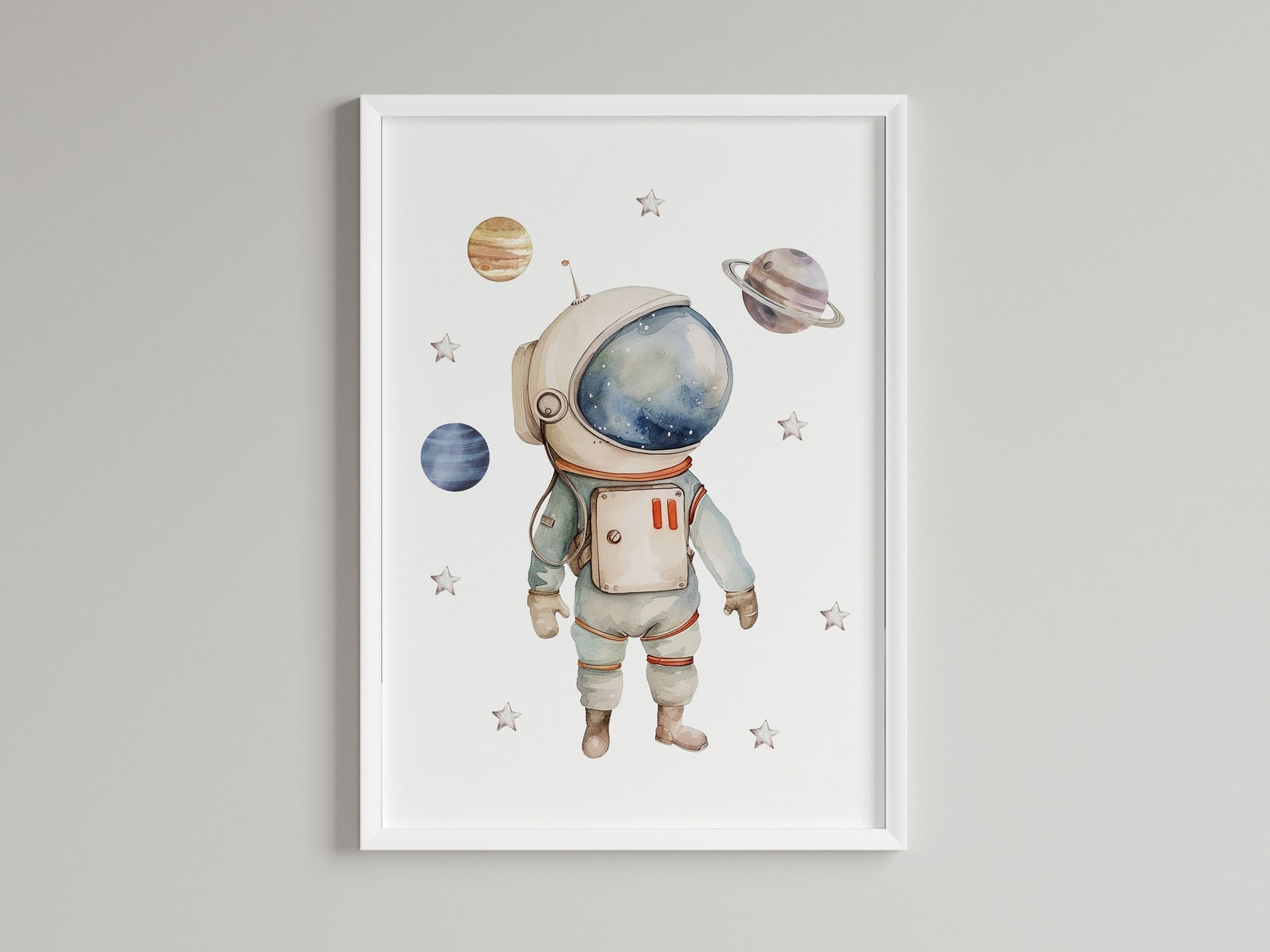 Space Nursery Prints, Outer Space Printable Wall Art Set of 3 for ...
