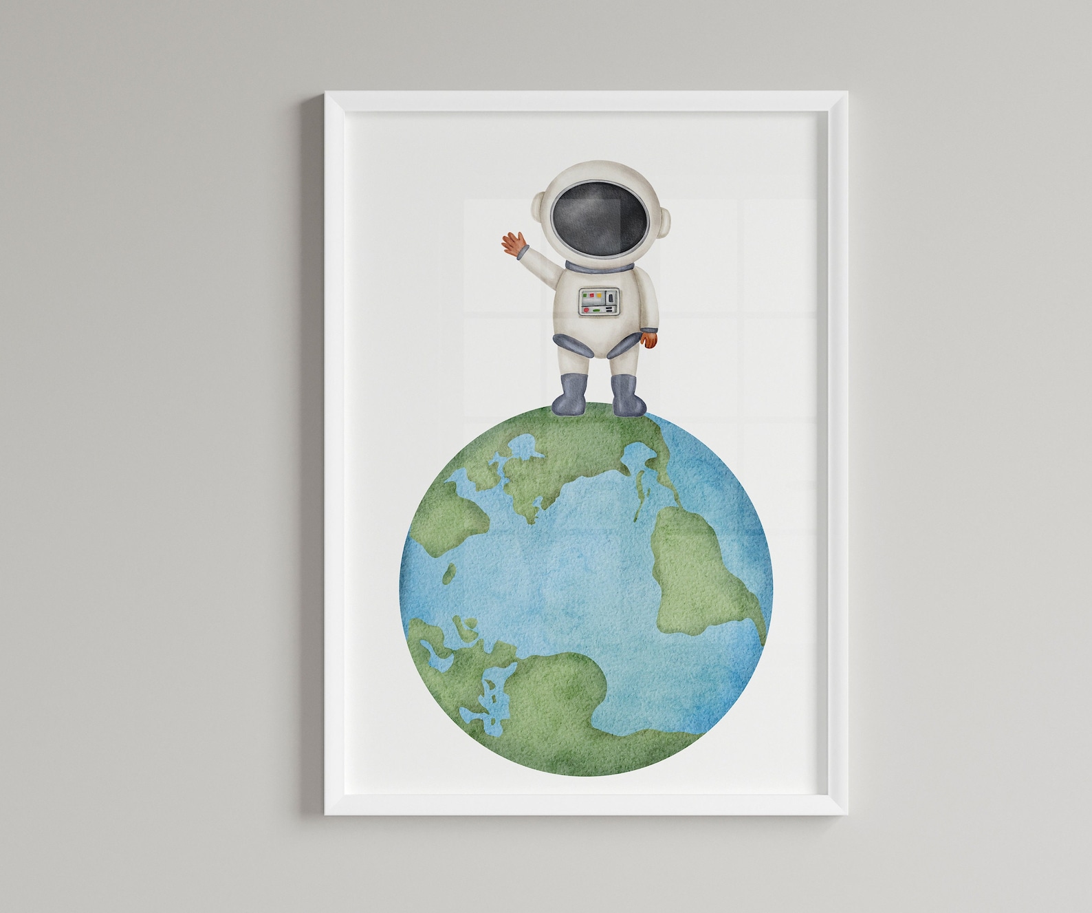 Outer Space Printable Wall Art Set of 3 for Boy Nursery Decor, Digital ...