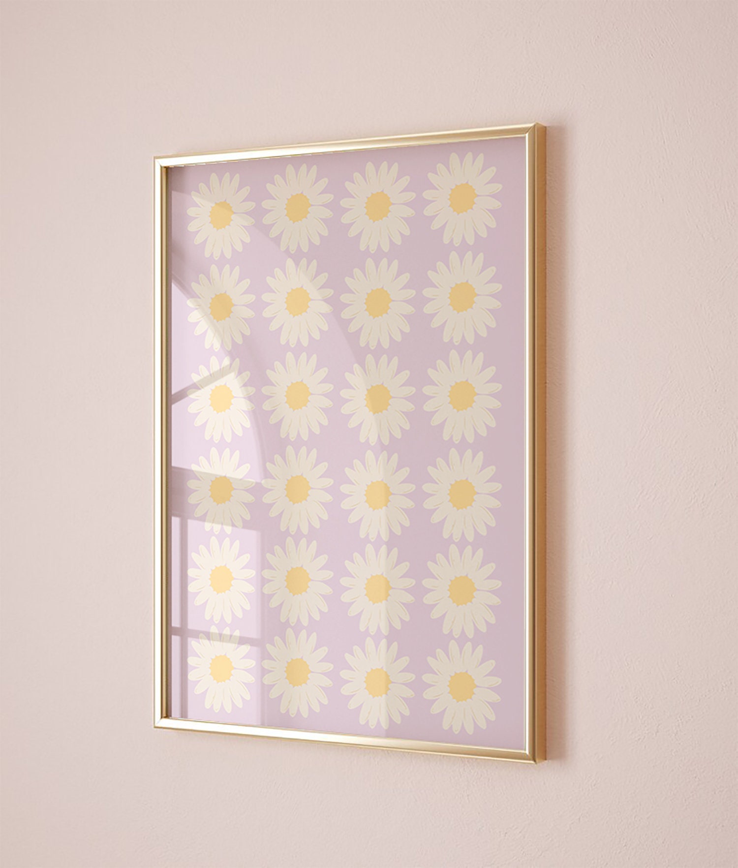 Daisy Print, Daisy Wall Art, Daisy Nursery Print, Personalised Name ...