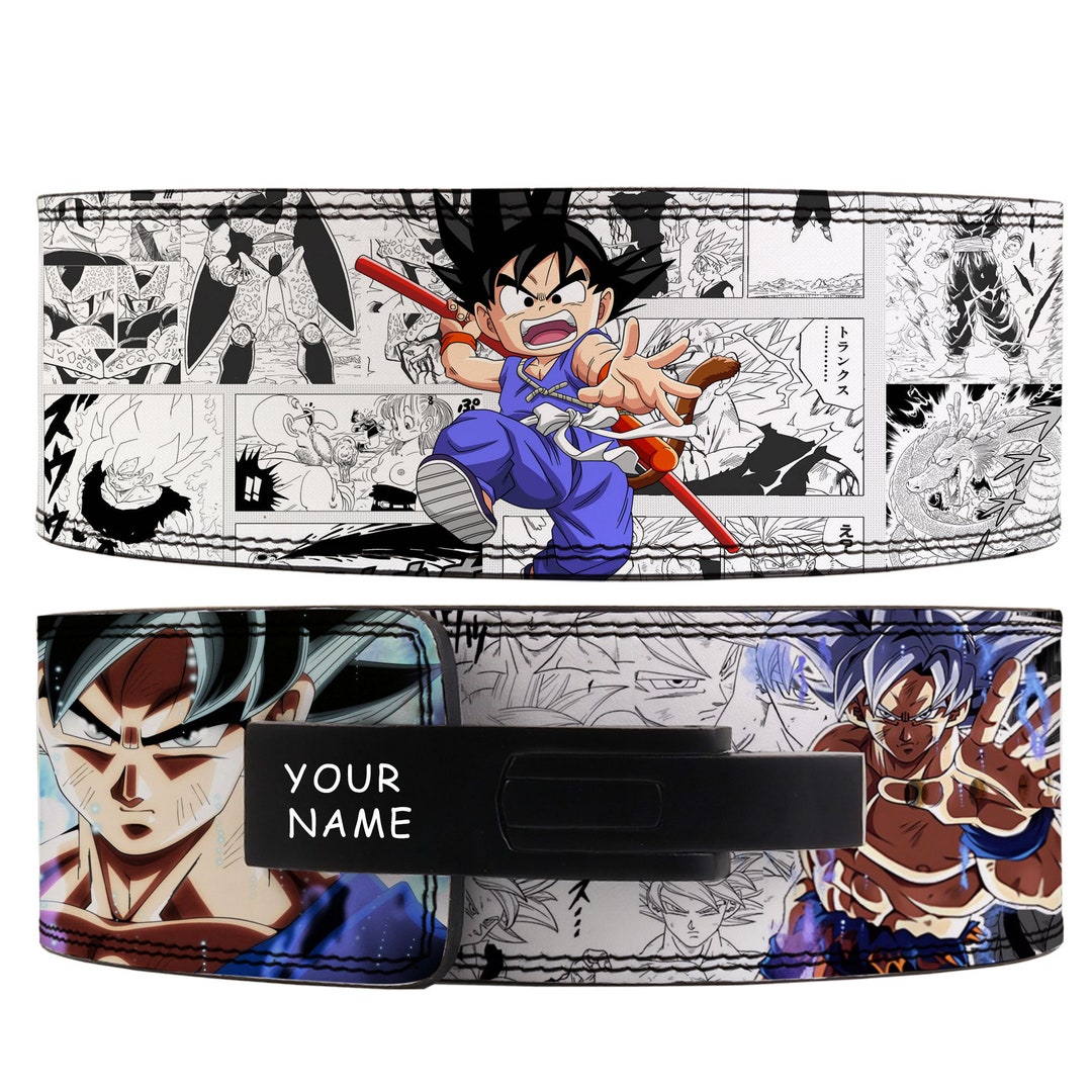 Goku Anime Lever Lifting Belt Anime Gym Belt Goku Gym Belt Etsy Canada