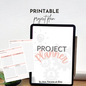 Project Planner Printable | Project Planner PDF | Project Planning | Project Planner | Project Plan Bundle | 2024 Project | Project Plan