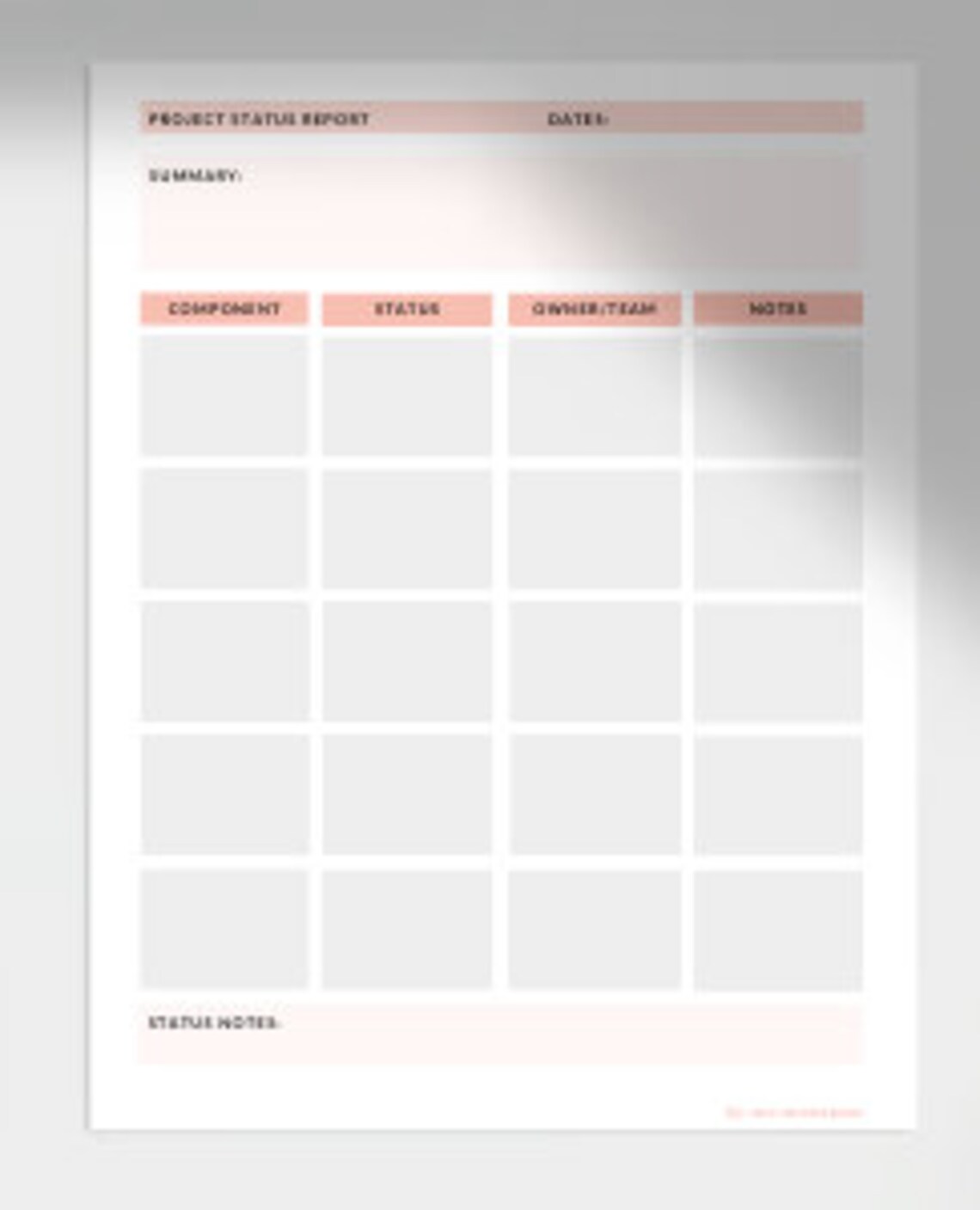 Project Planner Printable | Project Planner PDF | Project Planning ...