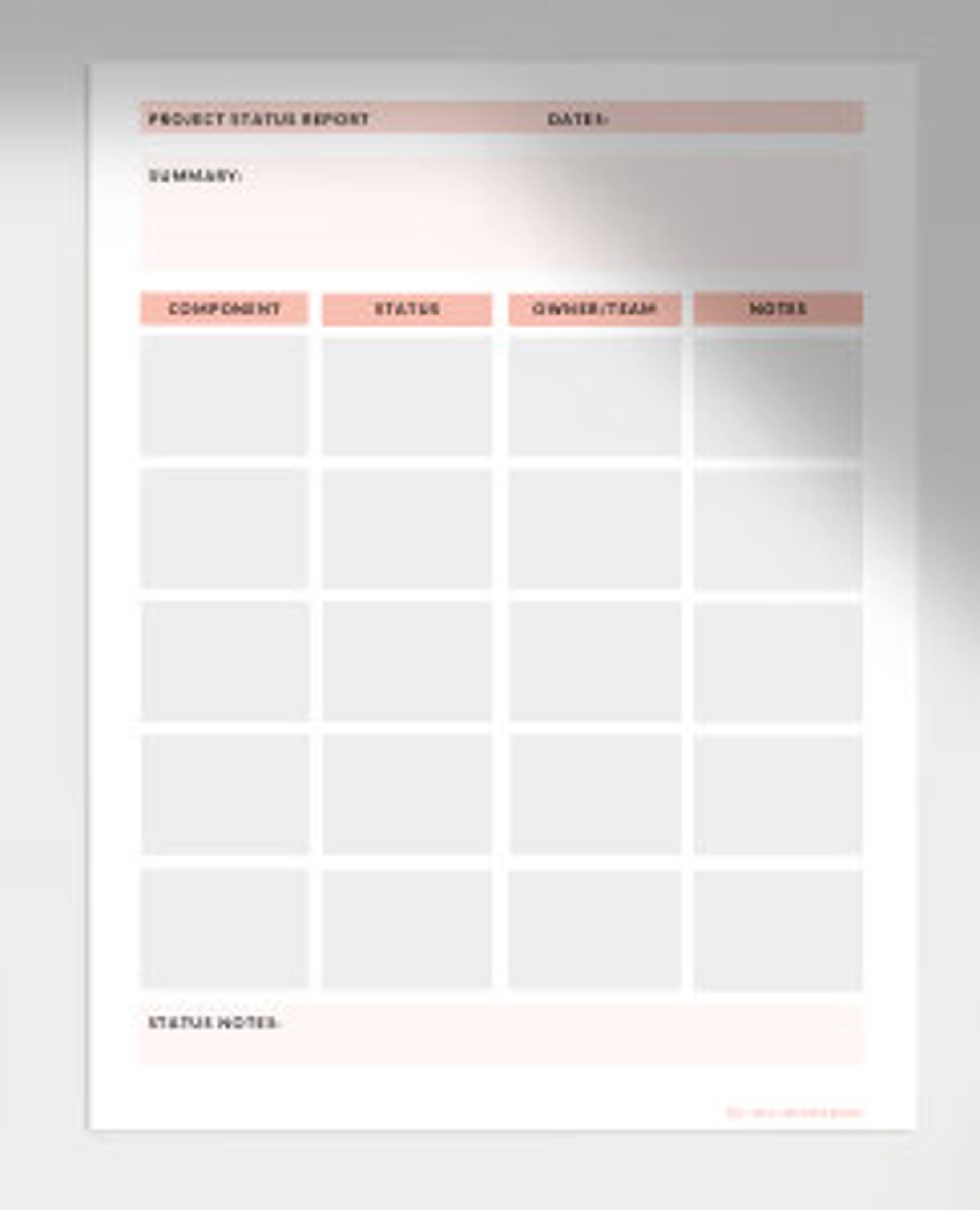 Project Planner Printable | Project Planner PDF | Project Planning ...