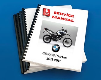 BMW G650GS / Sertao Werkstatt Service Reparaturanleitung 2011 2012 2013 2014 2015 2016 2017 R13 G 650 GS