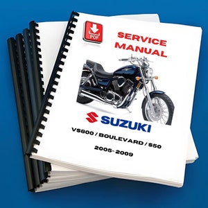 Suzuki Vs800 Boulevard S50 2005 2006 2007 2008 2009 Service Repair Shop Manual