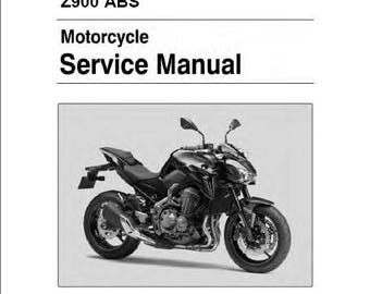 Manual de taller y reparación de Kawasaki Z900 / Z 900 ABS 2016-2017
