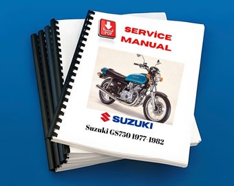 Suzuki GS750 1977 1978 1979 1980 1981 1982 Manual de servicio