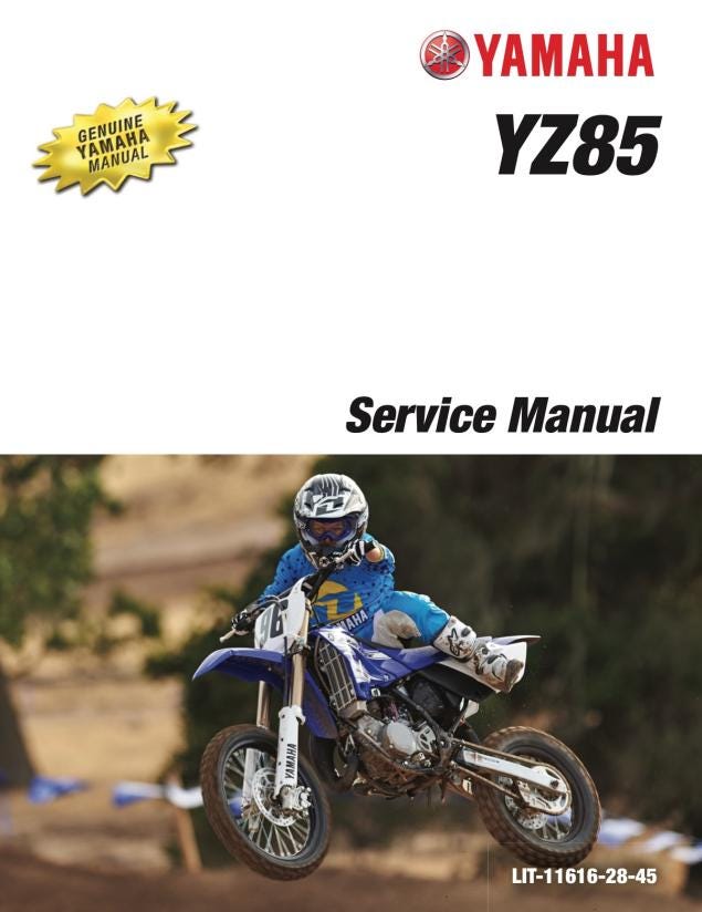 2015-2023 Yamaha YZ85 Service Repair Manual