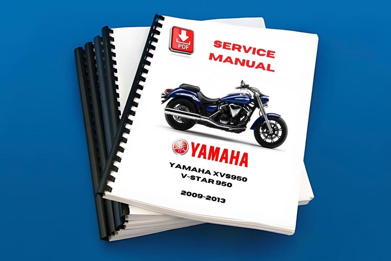 Yamaha Xvs950 V-star 950 2009 2010 2011 2012 2013 Service Repair Shop Manual