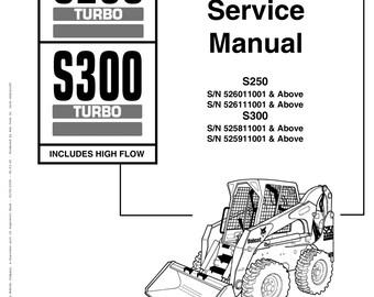 Manual de reparación del taller Bobcat S250 S300