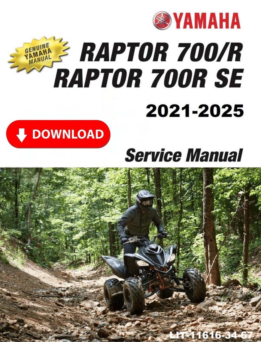 Yamaha 2024 Raptor 700R SE Service Manual - Etsy