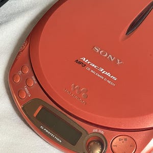 Sony Atrac 3plus MP3 CD Walkman D-NE 511, G protection, gifts for radio heads, music lover, collectors, music enthusiasts, sony, cd player