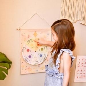 Calendário Perpétuo Waldorf e Planetário: Brinquedo Educativo com os Dias da Semana (3 a 7 anos)