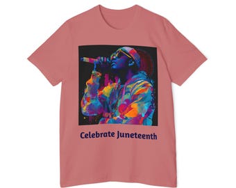 Celebrate Juneteenth Graphic T-Shirt | Black Culture Pride Tee | Freedom Heritage Shirt | Bella Canvas 3001U