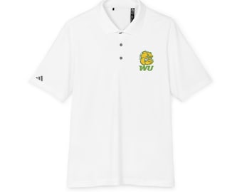 Polo con el logo de los Bulldogs de WU — Polo de alto rendimiento bordado del equipo universitario
