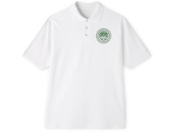 Polo voor heren - Wilberforce-logo geborduurd op de borst, klassieke golf- en zakelijke stijl