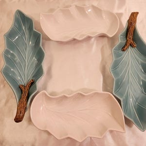 Vintage Miramar of California Lazy Susan/ Condiment Replacement Dishes 1957 4 Pieces MCM