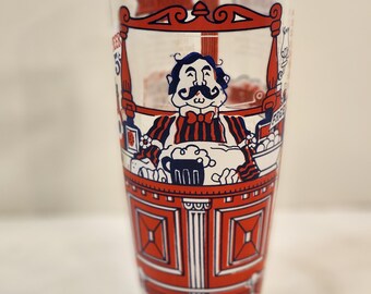 Vintage Hazel Atlas Tony the Bartender Cocktail Shaker (No Lid) 24 oz MCM 1960's