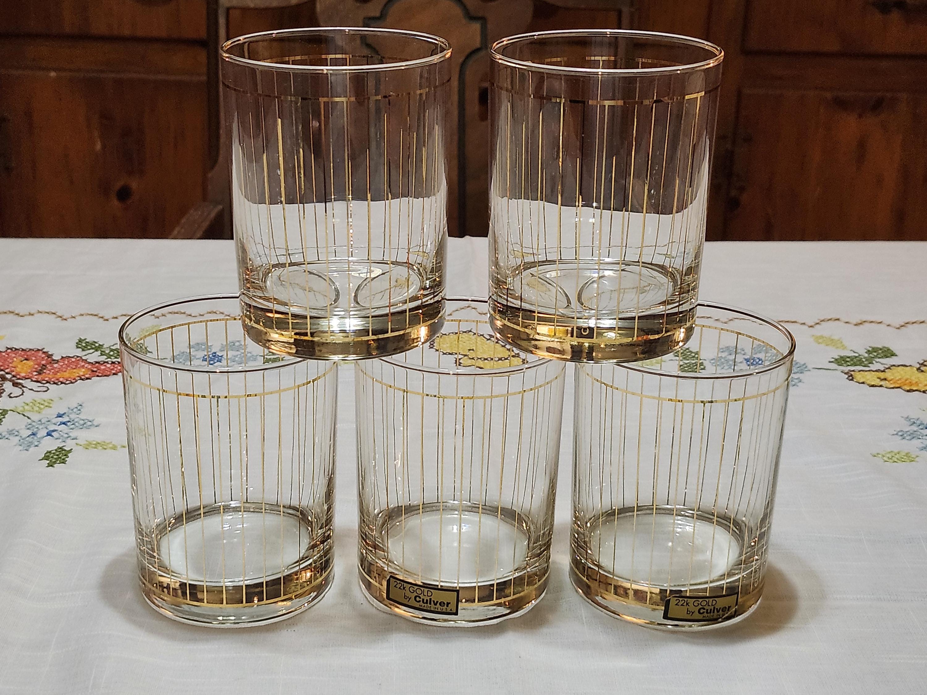 Old Drinking Glasses 50s - Etsy