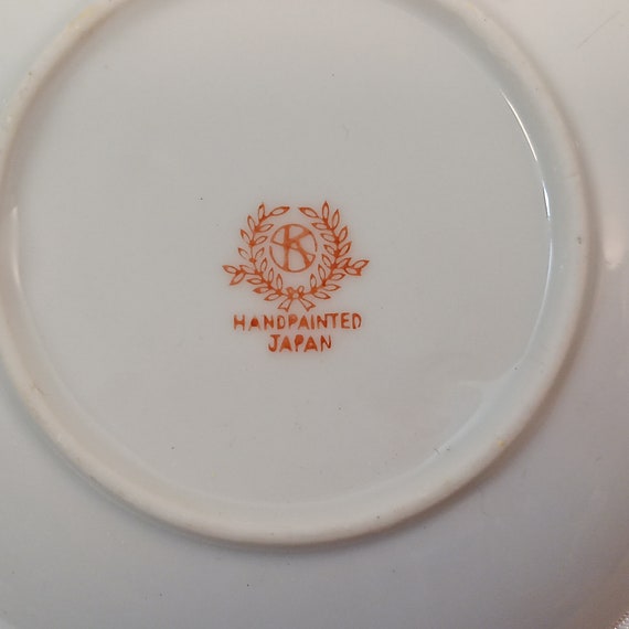 Vintage Japanese Satsuma Moriage Immortals Tea or Sake 14 Piece
