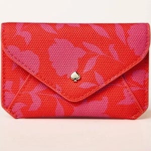 Porta-cartões Classic Rose - Kate Spade New York x Target Rosa/Vermelho