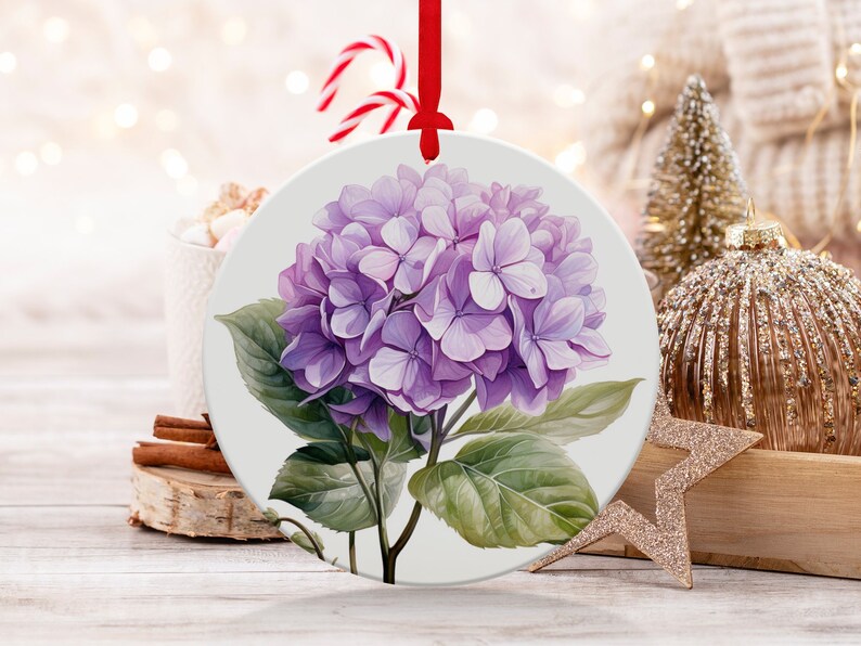 12 Hydrangea Flower in Pink Purple Blue Clipart Bundle, High-quality
