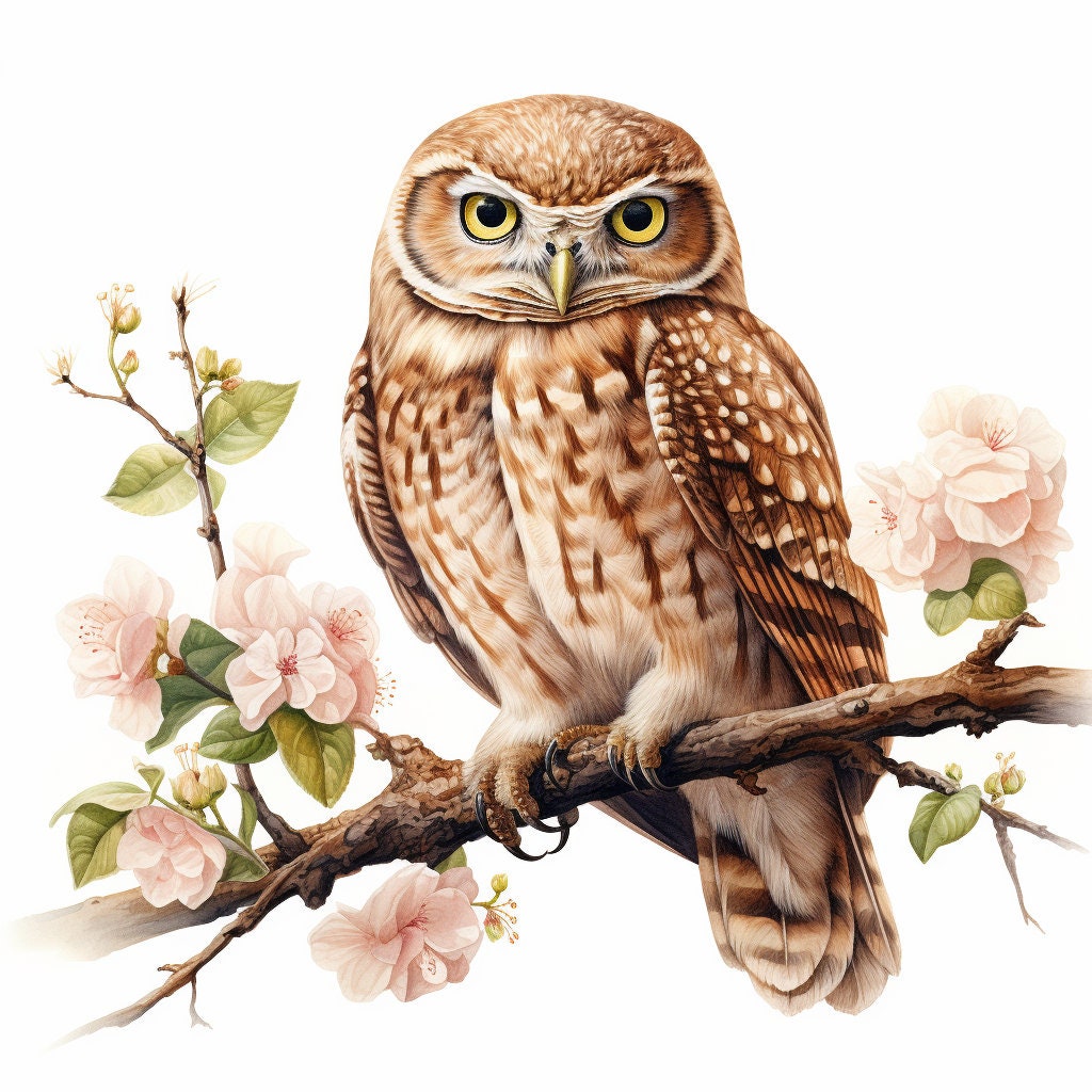 Burrowing Owl Clipart Bundle, High-quality JPG, Craft Art, Card Making, Clip Art, Digital Paper ...